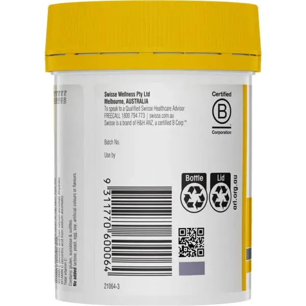 Swisse 維生素C 麥盧卡蜂蜜片提高免疫力120 粒：圖片 3