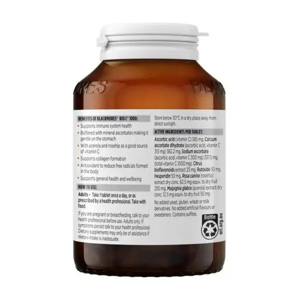 Blackmores 澳佳寶1000mg維生素C片150片：圖片 3