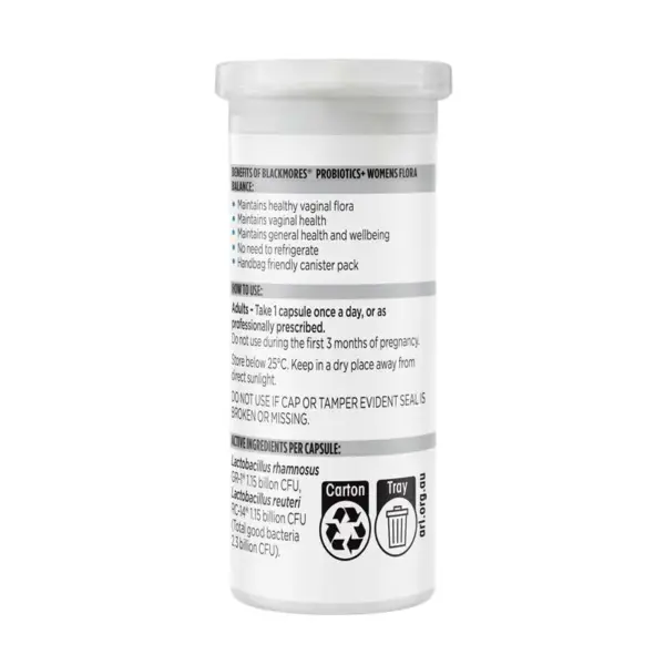 Blackmores 澳佳寶女性生理益生菌平衡膠囊30粒：圖片 3
