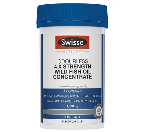 Swisse Ultiboost 4倍強效野生魚油濃縮膠囊 60粒