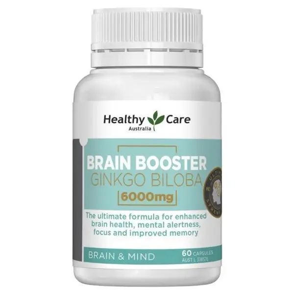 Healthy Care 腦力推進劑 銀杏葉萃取 6000毫克 60粒