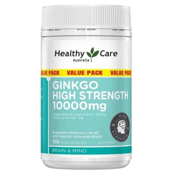 Healthy Care 高濃度銀杏葉萃取 10000mg 膠囊 150粒