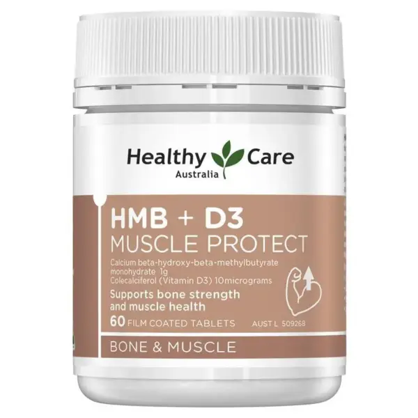 Healthy Care HMB + D3 肌肉防護錠（60粒）