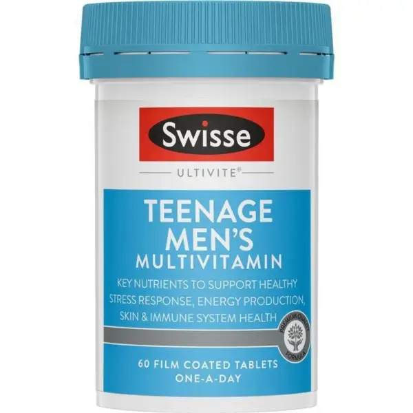 Swisse Teenage Ultivite 青少年男性綜合維他命 60粒