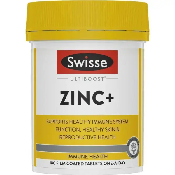 Swisse 補鋅片 Zinc+ 180粒