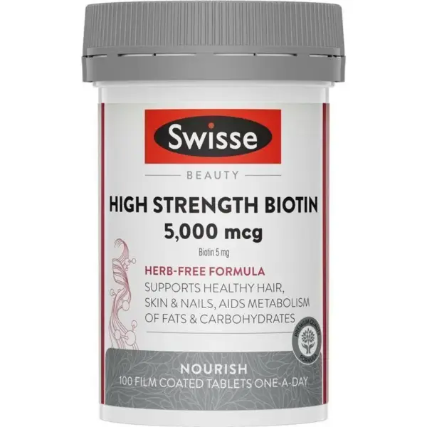 Swisse Beauty 高濃度生物素錠 5000 微克 100 片