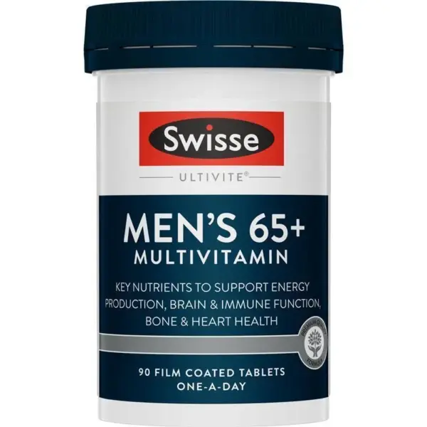 Swisse 超級補給 男性 65 歲以上專用綜合維生素 90 片