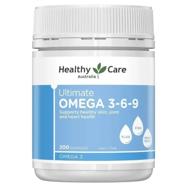 Healthy Care 三合一黃金比例魚油（Omega 369）200 粒
