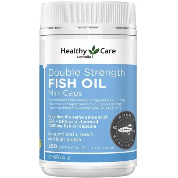 Healthy Care 雙倍濃縮迷你魚油 200 粒膠囊