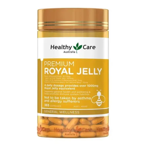 Healthy Care 皇家蜂乳膠囊 1000mg 365粒