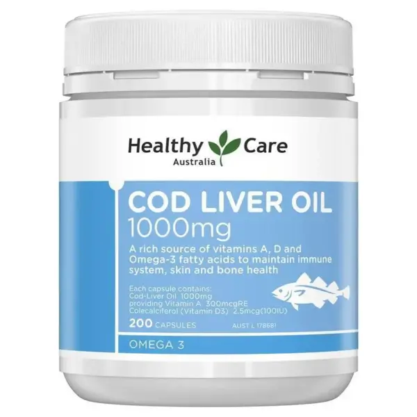 Healthy Care 鱈魚肝油 1000mg 200顆