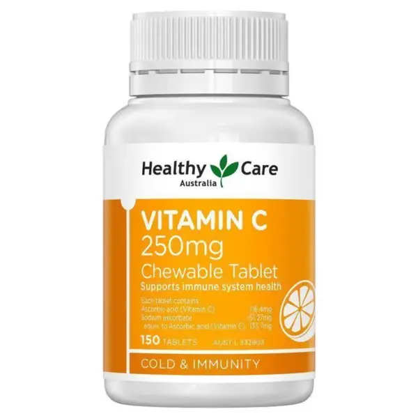 Healthy Care 維他命C 咀嚼錠 250mg 150顆