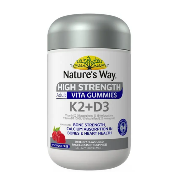 Nature’s Way 佳思敏 成人高濃度 K2+D3軟糖 30顆